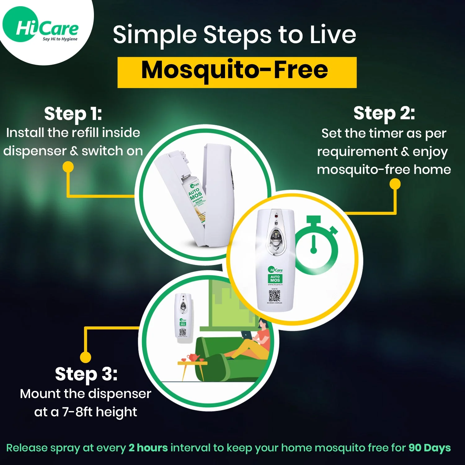 AutoMos Mosquito Repellent Dispenser Pack of 2 - Image 8