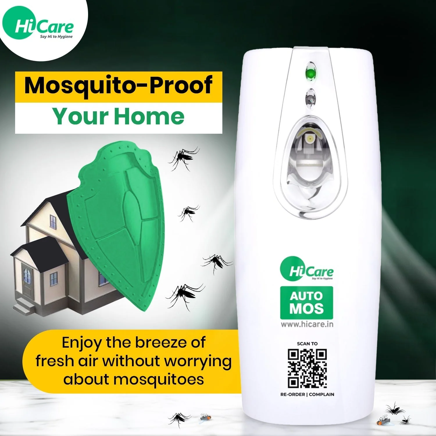 AutoMos Mosquito Repellent Machine Semi Annual Saver Pack - 1 Machine + 2 Refills | 180 Days - Image 3