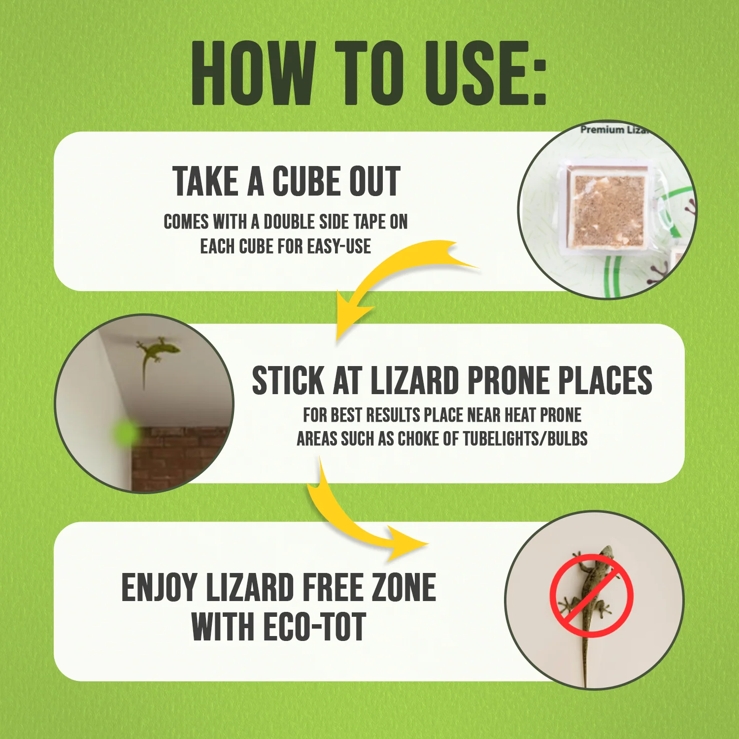 EcoBlock Lizard Defense (Pack of 5) – Natural Lizard Repellent Cubes | Non-Toxic, Odorless & Chemical-Free | 3-Month Long-Lasting Protection | Safe for Kitchen, Kids & Pets - Image 6
