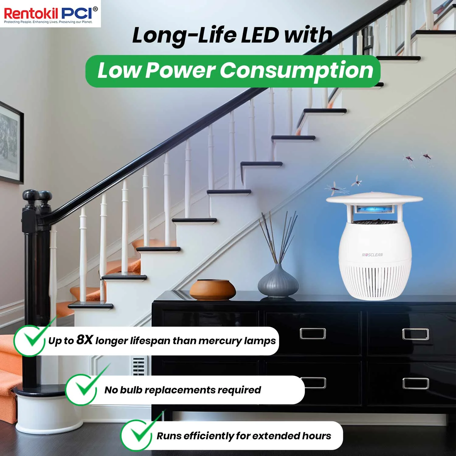 MosClean White Mosquito Trap (IH2 Model) - Image 4