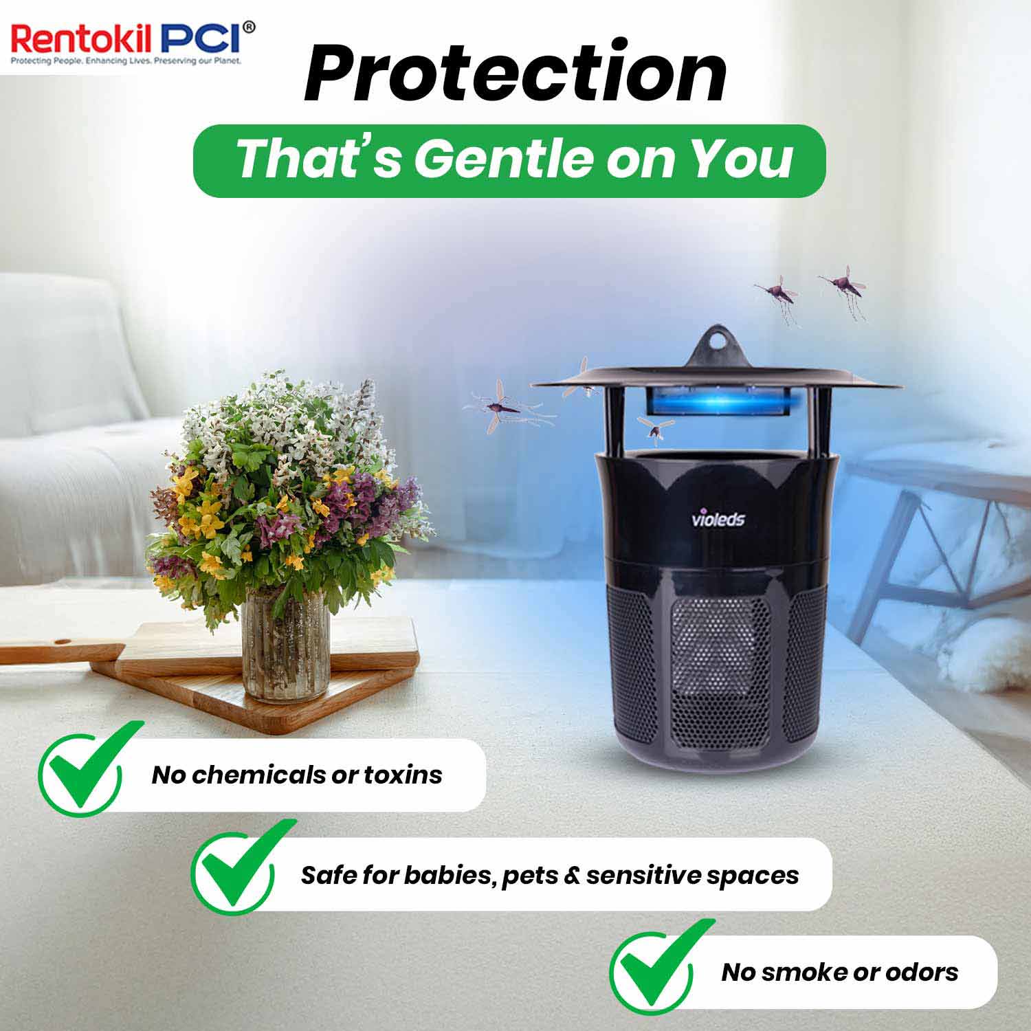 MosClean Black Mosquito Trap (Model IS1) - Image 3