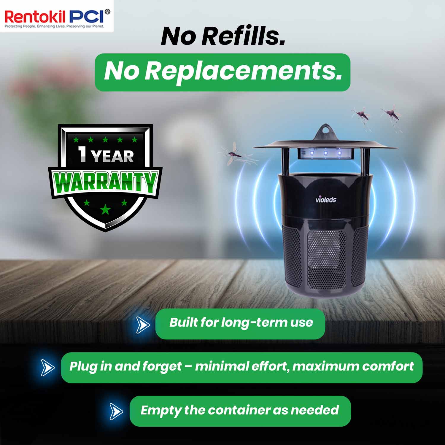 MosClean Black Mosquito Trap (Model IS1) - Image 5