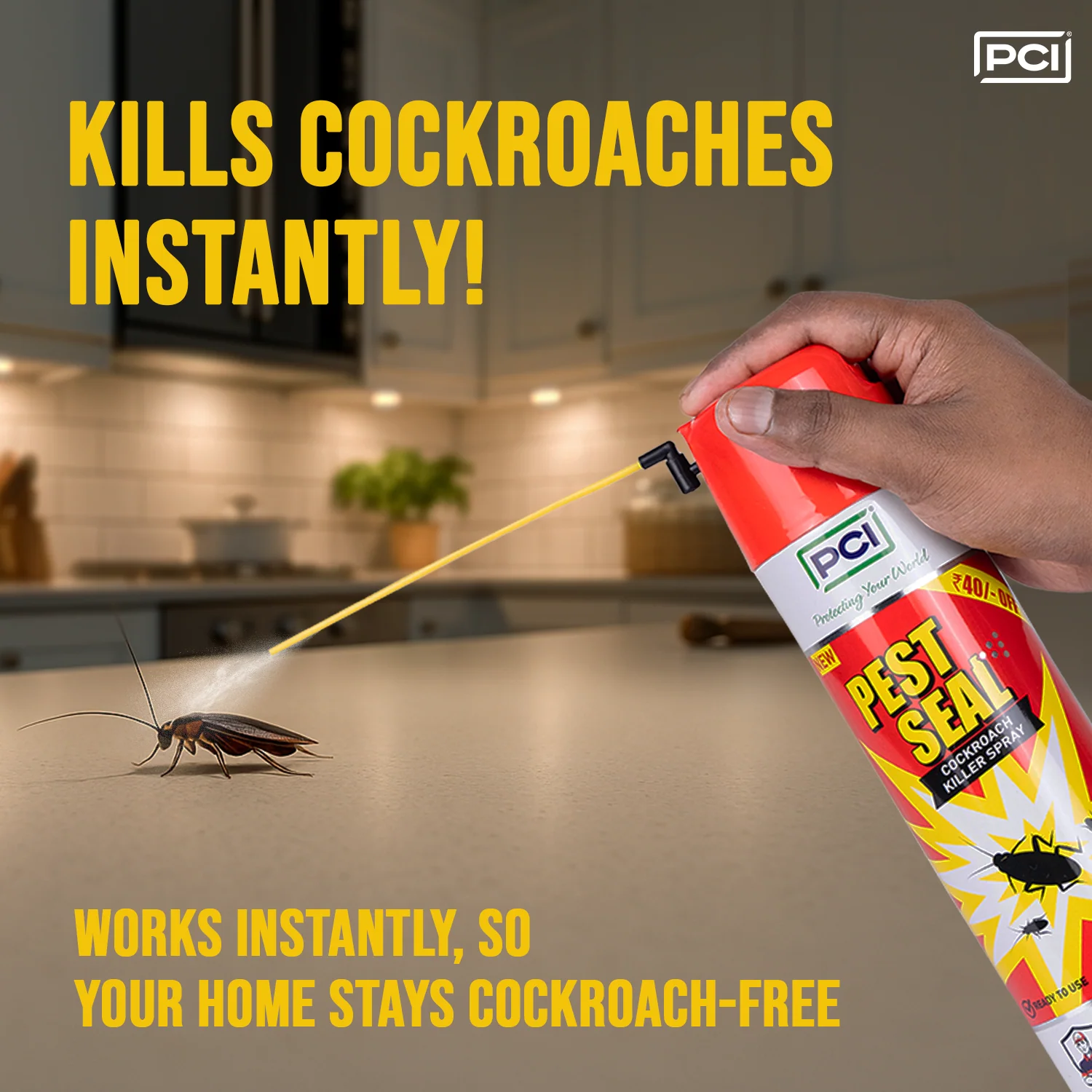 Pest Seal Insect Killer Spray for Roaches - 200ML (Pack of 2) - Image 7