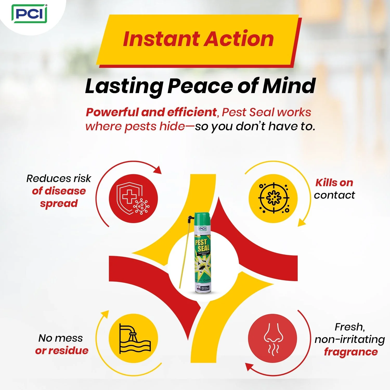 Pest Seal Cockroach Spray Pack of 3 (200ML) - Image 3