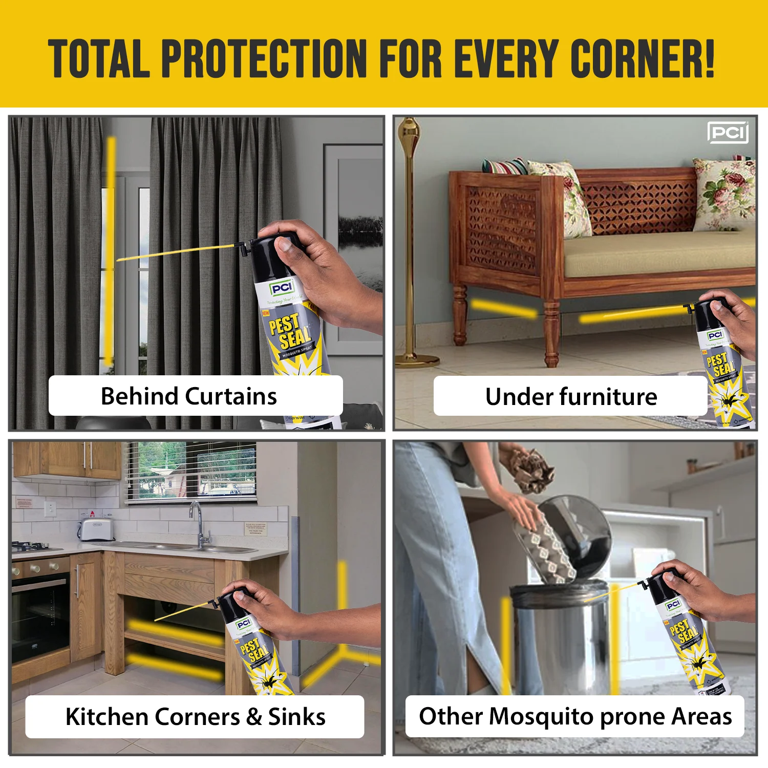 Pest Seal Mosquito Spray - 425ml - Pack of 1 - Image 12