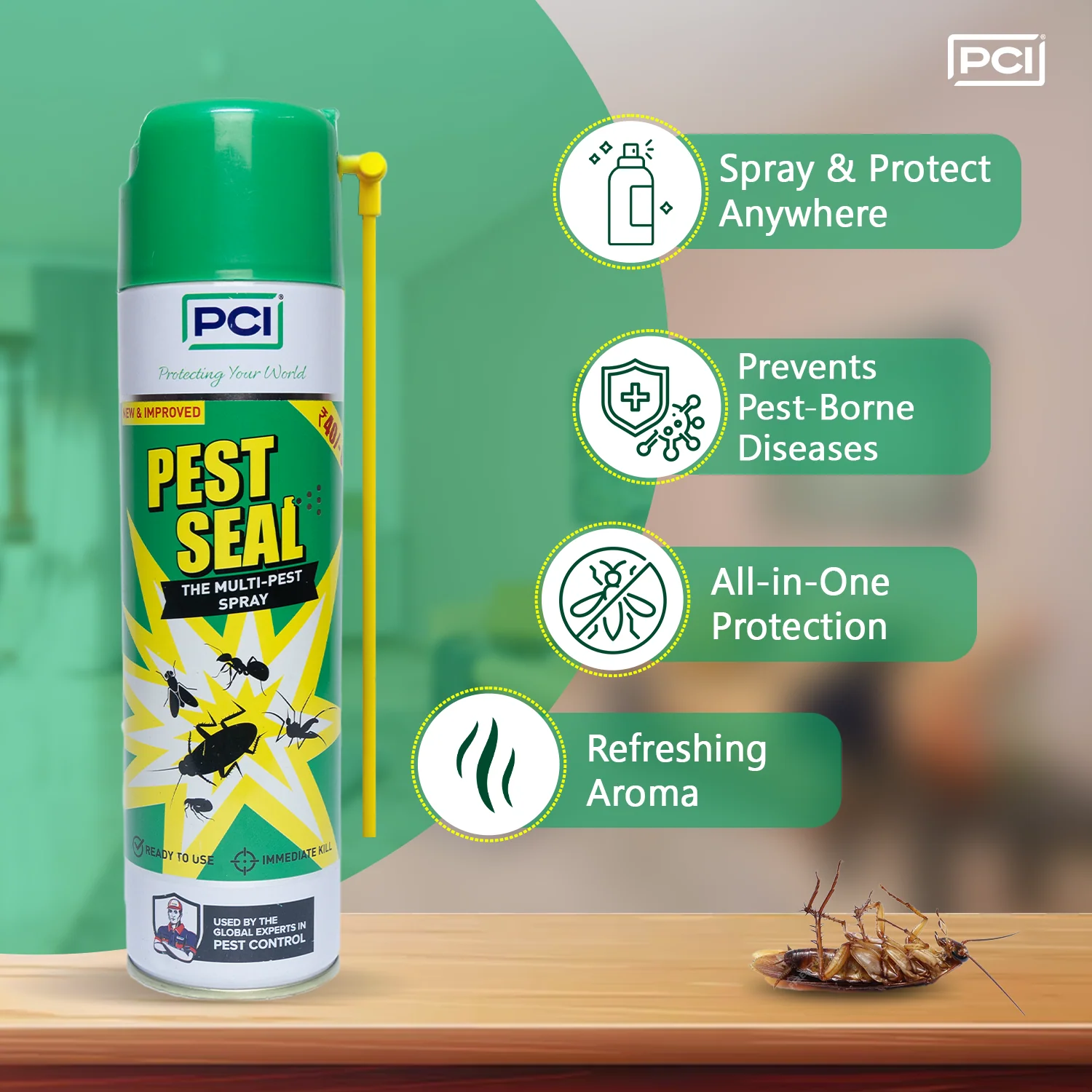 Pest Seal Multi-Insect Spray - 400ML (Pack of 2) - Image 4