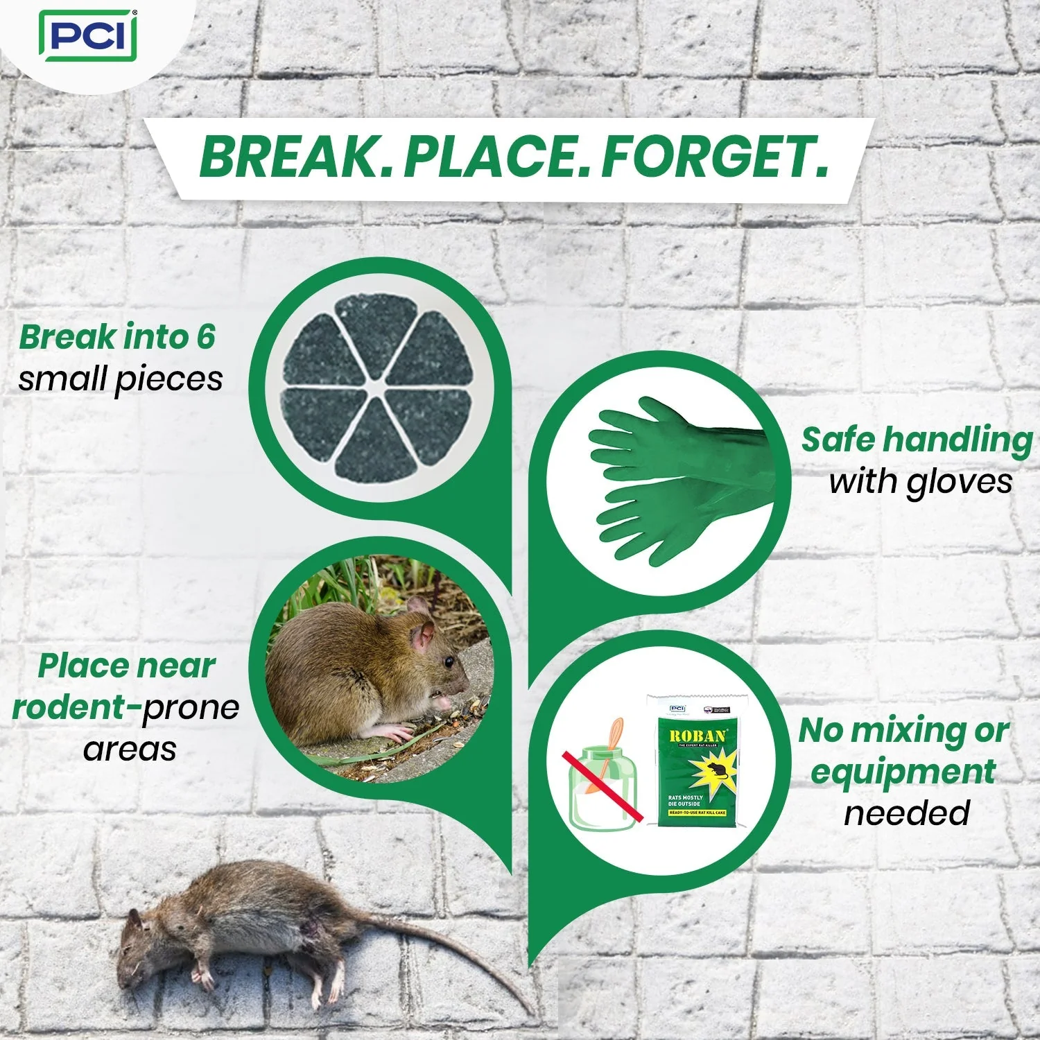 Roban Rat Cake - 100G (Pack of 4) - Image 4