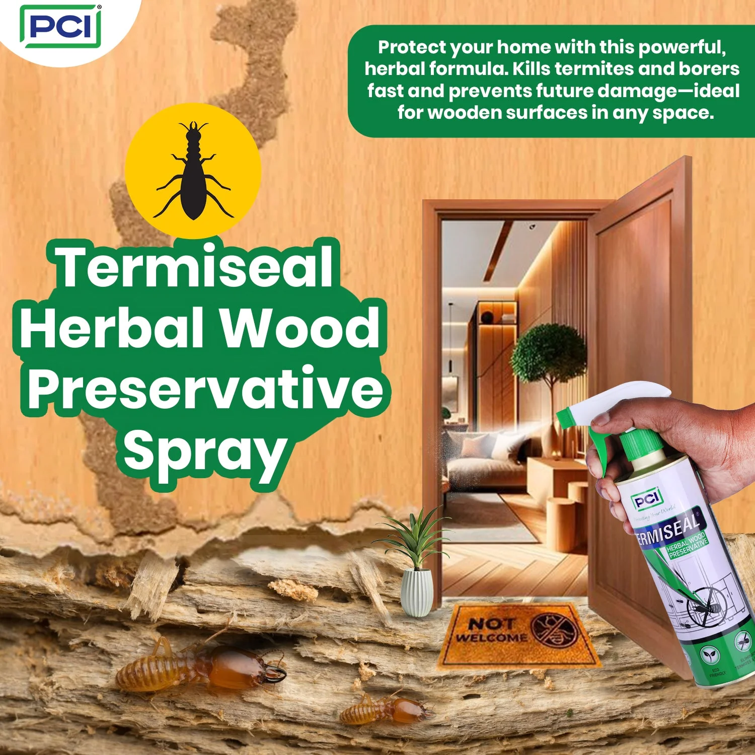 Termiseal Herbal Wood Preservative Spray - 1L - Image 7