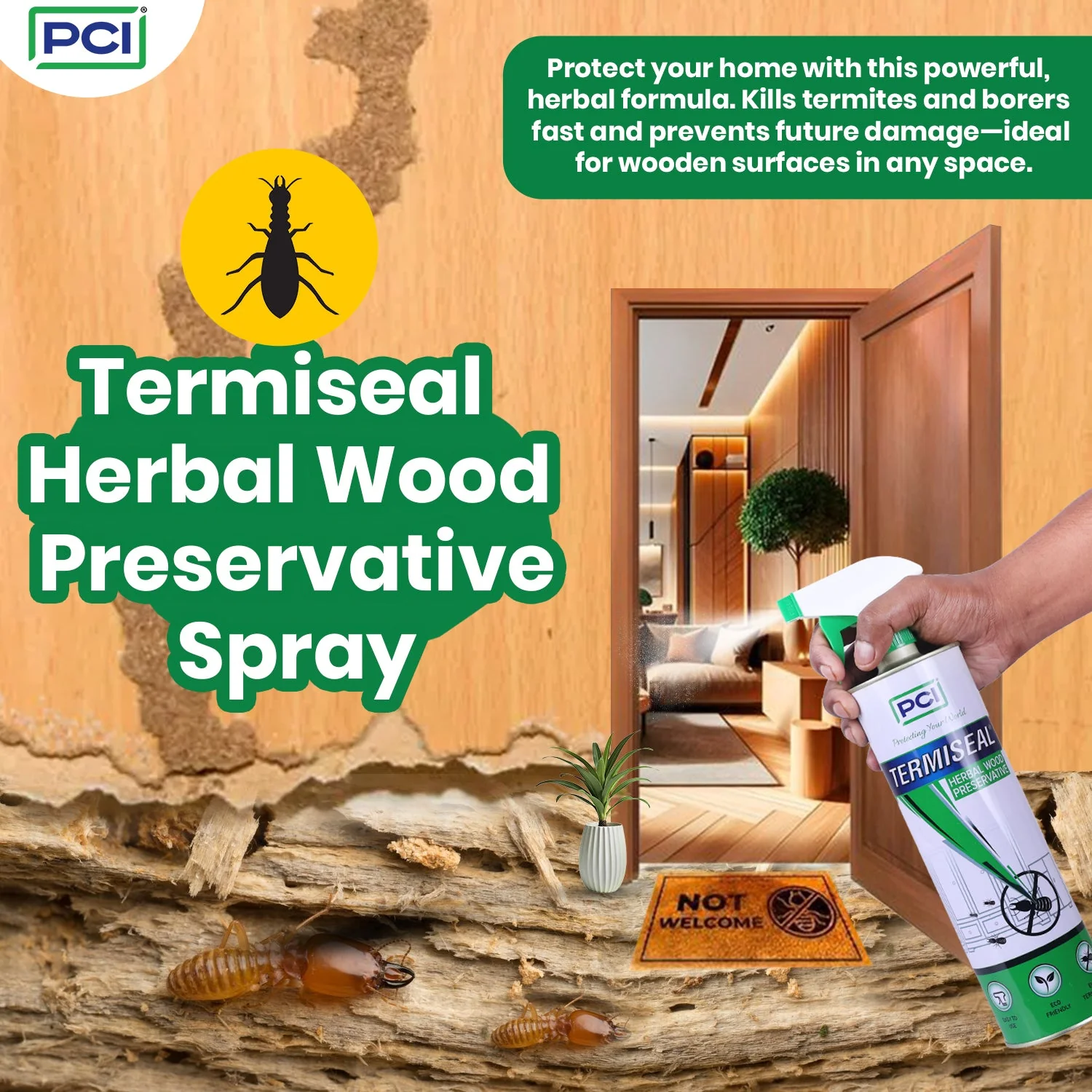 Termiseal Herbal Wood Preservative Spray - 500ML (Pack of 2) - Image 7